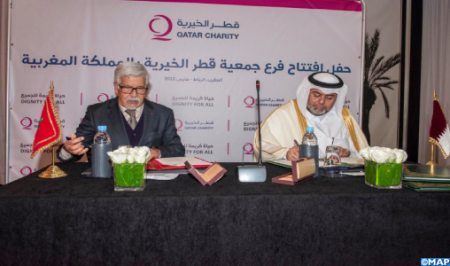 جمعية قطر الخيرية تفتتح فرعا لها بالمغرب