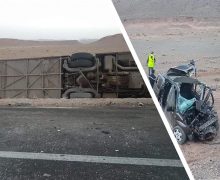 ورزازات ….عشرات الجرحى في حادث اصطدام بين سيارة وحافلة للنقل العمومي