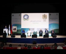 السيد راشيد الطالبي العلمي ، رئيس مجلس النواب في افتتاح البرلمان العالمي للمجلس العالمي للتسامح والسلام