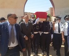 مصالح الأمن تنعي شهيد الواجب مفتش الشرطة حسن شاكور ( صور )