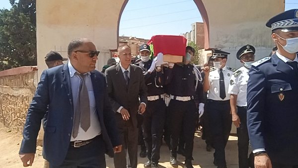 مصالح الأمن تنعي شهيد الواجب مفتش الشرطة حسن شاكور ( صور )