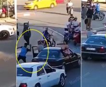 وجدة ” …صعاليك ” وبراهيش ”  يخرجون من سيارة ويهاجمون شرطي بدون سبب