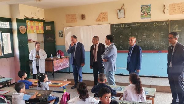المحمدية ….زيارة تفقدية لمدير أكاديمية التعليم بالدار البيضاء والمدير الاقليمي بالمحمدية للمؤسسات التعليمية
