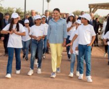 صاحبة السمو الملكي الأميرة للا حسناء تدشن بمراكش منتزه الزيتون ب”غابة الشباب”