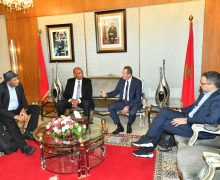 تصريح رئيس الاتحاد الافريقي لكرة لدى وصوله للمغرب ( فيديو )
