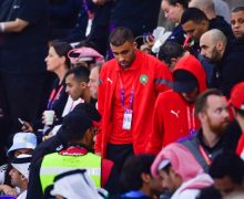 عناصر المنتخب المغربي تحضر نهاية كأس العالم 2022 ( صور )