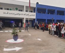 عين حرودة..  حملة تحسيسية حول السلامة الطرقية بمدرسة الأميرة للا خديجة بديار المنصور  بتأطير من الدرك الملكي
