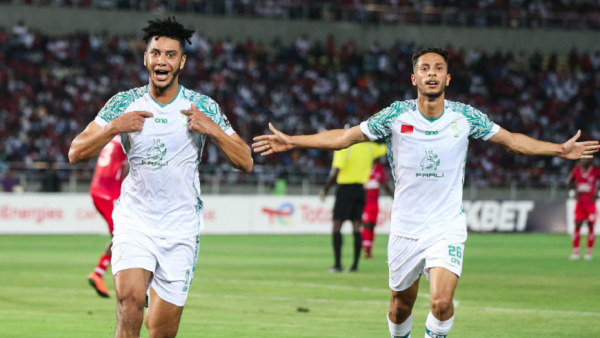 الرجاء البيضاوي يسحق سيمبا التنزاني  بثلاثية نظيفة