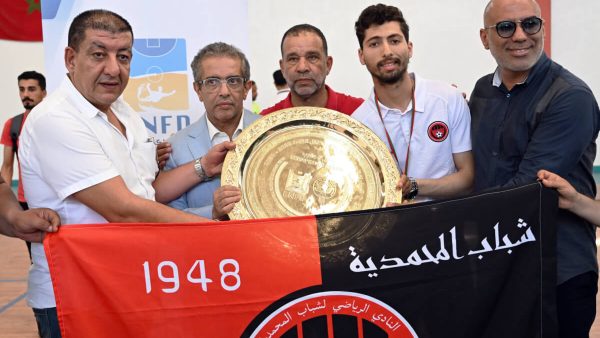 شباب المحمدية لكرة القدم القدم داخل القاعة يفوز بالبطولة الوطنية وفوزي لقجع يهنئه