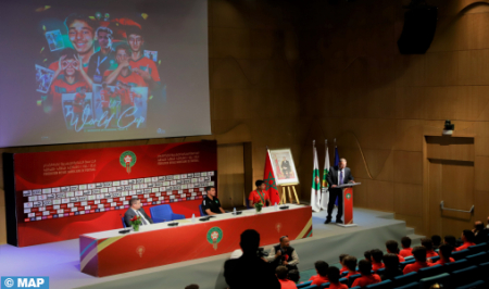 حفل استقبال على شرف المنتخب الوطني لأقل من 17 سنة في كرة القدم المتوج بفضية كأس إفريقيا للأمم