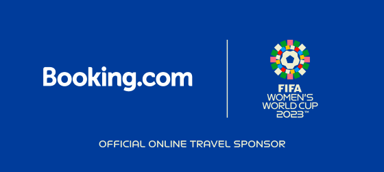 Booking.com راعٍ رسمي لحجوزات السفر عبر الإنترنت لكأس العالم للسيدات FIFA 2023™