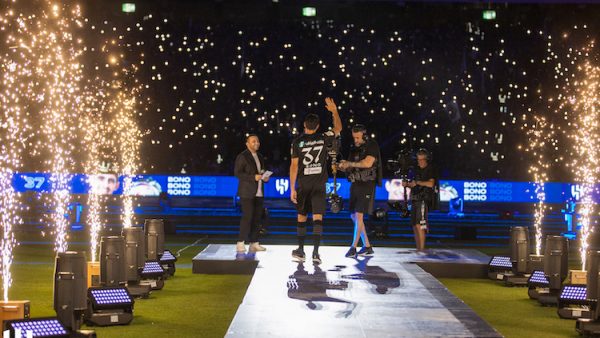 حفل استقبال تاريخي لنيمار وبونو ومالكوم مع نادي الهلال السعودي