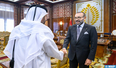 جلالة الملك يستقبل رئيس استثمارات إفريقيا وآسيا في جهاز قطر للاستثمار حاملا رسالة شفوية إلى جلالته من أمير دولة قطر