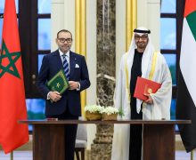 جلالة الملك والرئيس الإماراتي يترأسان مراسم تبادل العديد من مذكرات التفاهم الموقعة بين المملكة المغربية ودولة الامارات العربية المتحدة