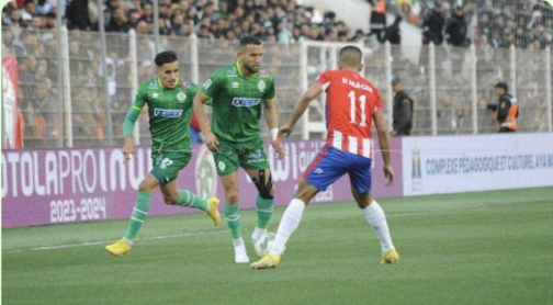 المغرب التطواني يجبر الرجاء على اقتسام نقاط المقابلة.