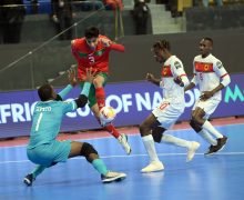 المنتخب الوطني للفوتسال يدك شباك أنغولا بخماسية.