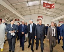 مكناس …..الوزير محمد صديقي يقوم بزيارة ورش تهيئة موقع المعرض الدولي للفلاحة بالمغرب