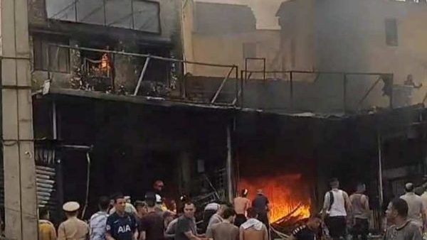 فاس …حريق مهول يخلف وفاتين وعشرات المصابين وخسائر مادية ( صور )