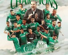 الرجاء يتوج بطلا للدوري المغربي برقم قياسي.