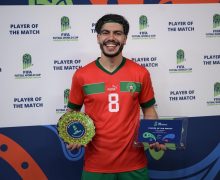 الفيفا تختار المغربي سفيان الشعراوي احسن لاعب في لقاء المنتخب الوطني لكرة القدم داخل القاعة امام ايران