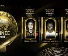 سناء  مسعودي  لاعبة فريق  سيدات الجيش  في  نهائي منافسة أحسن لاعبة إفريقية