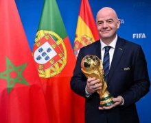 الجامعة الملكية المغربية لكرة القدم تنظم بسلا حفلا بمناسبة الإعلان الرسمي عن استضافة المغرب وإسبانيا والبرتغال لكأس العالم 2030
