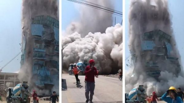 زلــ.ــ.ـزال عنيف يضرب بورما وتايلاند وإعلان بانكوك منطقة كوارث ( فيديو )