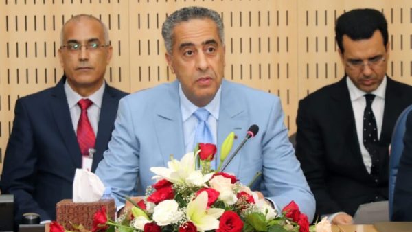 عبد اللطيف حموشي  رجال ونساء الشرطة قبل  توجههم لأداء فريضة الحج
