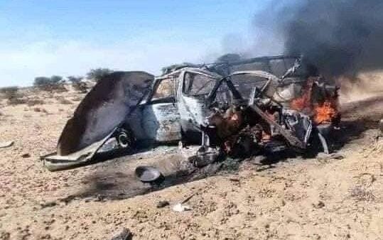 صواريخ طائرة درون مغربية تجهز على شردمة من ” البوليساريو “