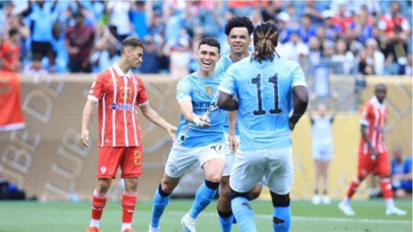 كاس العالم للأندية:رغم نقص التجربة الوداد يحرج السيتي وينهزم أمامه ب(2-0)