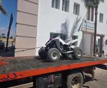 السوالم الطريفية…..الدرك  يضع حدا للسياقة المتهورة لدراجة رباعية الدفع “كواد” بحجزها.