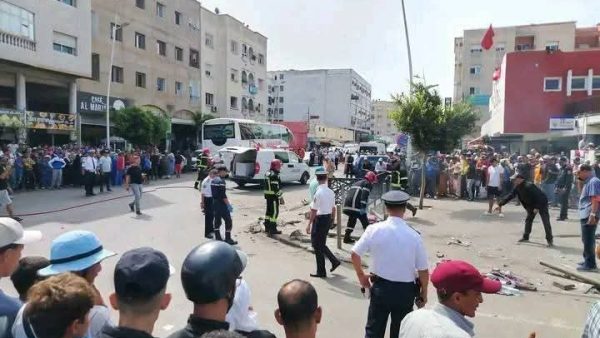 الجديدة تنجو من كارثة بسبب فقدان سائق حافلة السيطرة عليها