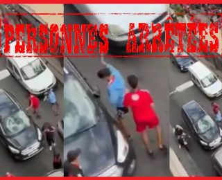 الدارالبيضاء….”صعيصعة ” الذي ضهر في شريط فيديو يكسر زجاج سيارة بسيف في قبضة الأمن