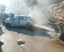 شاحنة مقطورة تحول شارع بالفنيدق إلى ما يشبه ساحة حرب، وفيات وإصابات وخسائر مادية جسيمة ( صور )