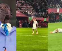 اللاعب الجزائري محمد عمورة  يعتدر للمشجع الكونغولي الشهير …لم أكن أدري رمزية ما يقوم به