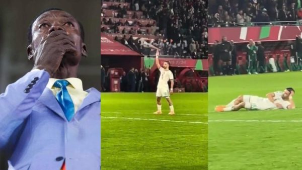 اللاعب الجزائري محمد عمورة  يعتدر للمشجع الكونغولي الشهير …لم أكن أدري رمزية ما يقوم به