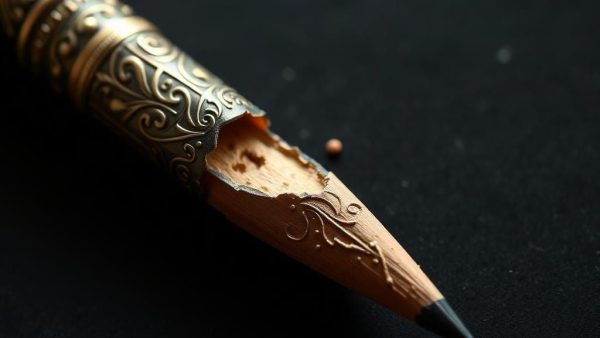خدوا  العبرة من قلم الرصاص..إن انكسر ما بداخله لن ينفعه غلافه الجميل