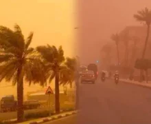 نشرة إندارية …ياح قوية  وعواصف رملية لمدة يومين بهذه المدن
