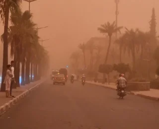 نشرة إندارية ….رياح قوية مع عاصفة رملية وتطاير الغبار لمدة يومين