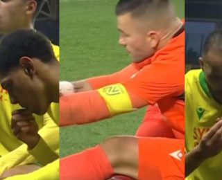 لقطة تُجسِدُ معنى الإنسانية …حارس مرمى يتضاهر بالإصابة من أجل إفطار زملائه المسلمين