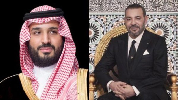 ملك المغرب  يجري اتصالا هاتفيا مع صاحب السمو الملكي الأمير محمد بن سلمان بن عبد العزيز آل سعود