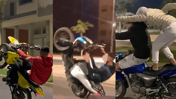 عين حرودة ….ساحة إيكيا تتحول إلى حلبة  للسياقة الإستعراضية الخطيرة