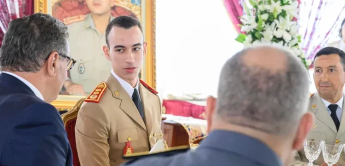 صاحب السمو الملكي ولي العهد الأمير مولاي الحسن يترأس مأدبة غداء أقامها جلالة الملك بمناسبة الذكرى الـ 70 لتأسيس القوات المسلحة الملكية