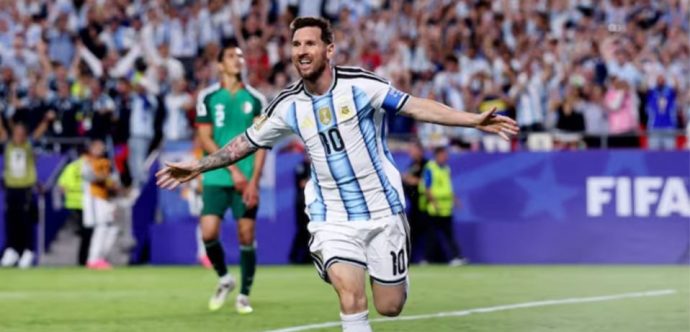 منتخب الأرجنتين يكتسح منتخب الجزائر بثلاثية نظيفة