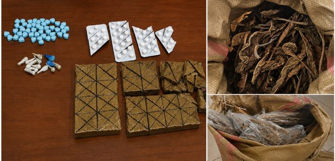 الدرك الملكي بالسوالم الطريفية  يداهم وكر لترويج المخدرات ويحجز كميات هامة