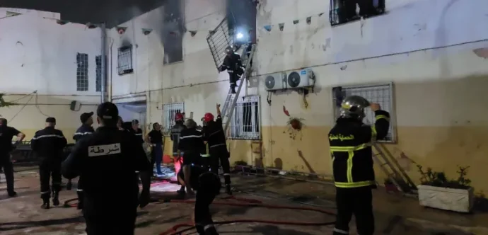 الجزائر ….يوم حزين : وفـ ـاة 11 شخصا وإصابة 19 أغلبهم أطفال في حـ ـريق بدار أيتام