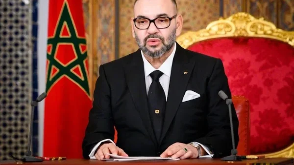برقية تهنئة إلى جلالة الملك من الرئيس الفرنسي إيمانويل ماكرون بمناسبة عيد العرش المجيد