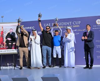 النسخة الثانية من المهرجان الإماراتي المغربي لسباق الخيول.. تتويج الفرس “براق” بكأس صاحب السمو رئيس دولة الإمارات العربية المتحدة