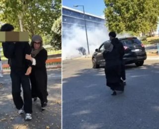 فرنسا……أم مغربية تخلق الحدث في وساءل  الإعلام ومواقع التواصل الإجتماعي بالعالم  ( فيديو )