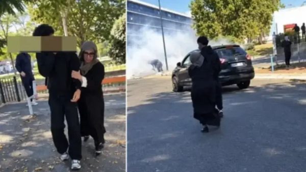 فرنسا……أم مغربية تخلق الحدث في وساءل  الإعلام ومواقع التواصل الإجتماعي بالعالم  ( فيديو )